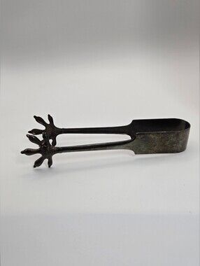 Antique Silver Plated WMF Bird Of Prey Ice Tongs From The Rarly 20th Century